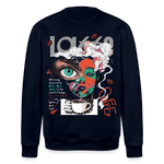 Zalzalak, Kaffee, 1st | Roller, Unisex Bio-Sweatshirt - Navy