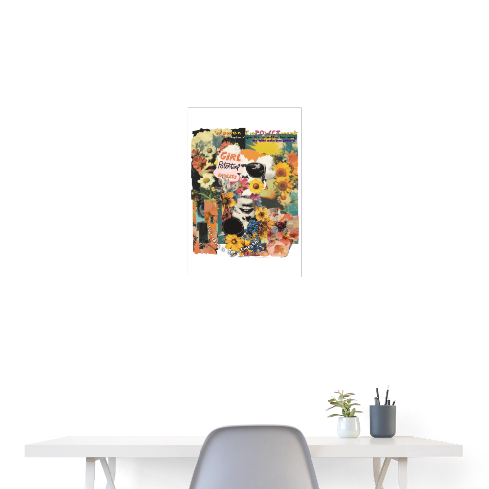 Vaelthar, Blumen, 1st | Poster 40x60 cm - Weiß