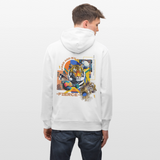 Kepleris, Tiger, 1st | Cruiser, Unisex Bio-Hoodie - Weiß