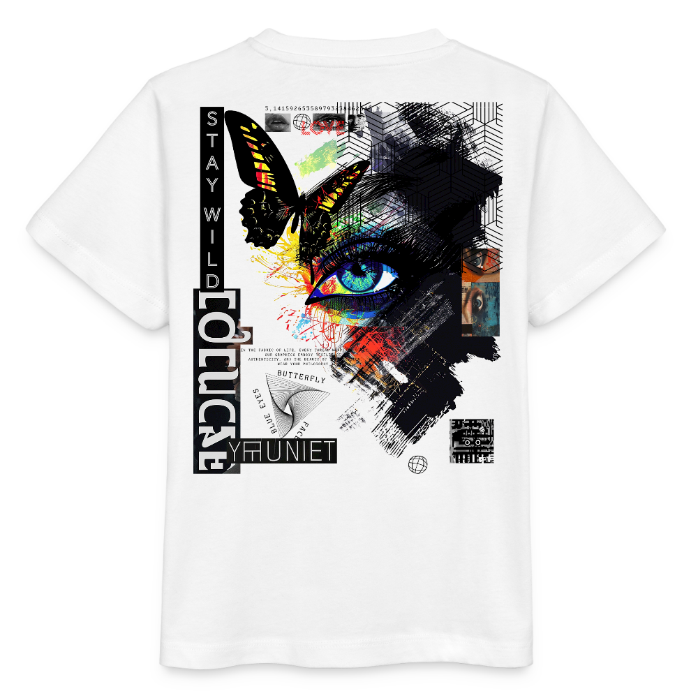 Eldorwyn, Auge, 1st | Kinder Bio T-Shirt - Weiß