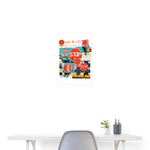 Solvarion, Stopp, 1st | Poster 40x60 cm - Weiß