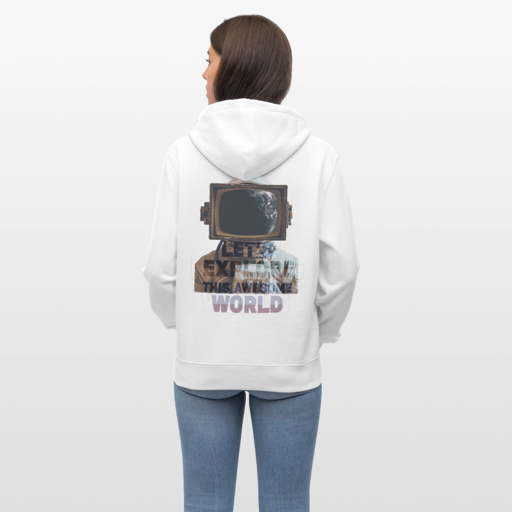 Denebris, Astronaut, 1st | Cruiser, Unisex Bio-Hoodie - Weiß