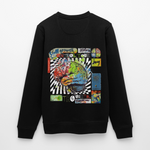 Apollon, Gehirn, 1st | Roller, Unisex Bio-Sweatshirt - Schwarz