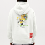 Neptaros, Zitrone, 1st | Heavyweight Oversized Bio Hoodie, Unisex - OFF WHITE