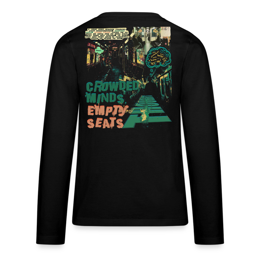 Gaian, U-Bahn, 1st | Teenager Langarmshirt - Schwarz