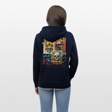 Odysseus, Totenköpfe, 1st | Cruiser, Unisex Bio-Hoodie - Navy