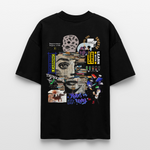 Tianlong, Gesicht, 1st | Blaster, Oversize Bio T-Shirt, Unisex - Schwarz