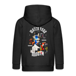 Dewrês, Frau, 1st | Kinder Zip Hoodie - Schwarz