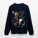 Arwa, Taube, 1st | Roller, Unisex Bio-Sweatshirt - Navy