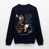 Arwa, Taube, 1st | Roller, Unisex Bio-Sweatshirt - Navy