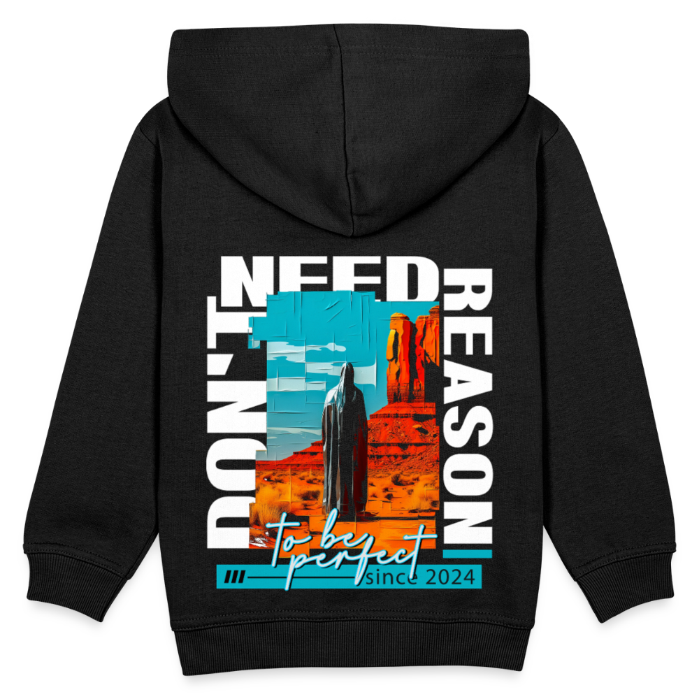 Fuxi, Wüste, 1st | Kinder Hoodie - Schwarz