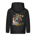 Baranê, Fernseher, 1st | Kinder Zip Hoodie - Schwarz