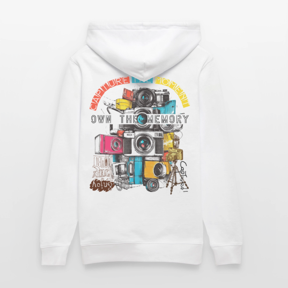 Zarethor, Kamera, 1st | Cruiser, Unisex Bio-Hoodie - Weiß
