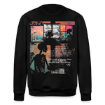 Erosan, Fenster, 1st | Roller, Unisex Bio-Sweatshirt - Schwarz