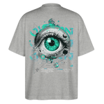 Persephone , Auge, 1st | Blaster, Oversize Bio T-Shirt, Unisex - Grau meliert