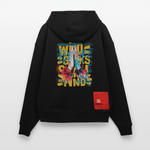 Perseus, Beten, 1st | Heavyweight Oversized Bio Hoodie, Unisex - SOLID BLACK