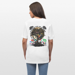 Thalvion, Baum, 1st | Essential, Relaxed Fit Unisex Bio T-Shirt - Weiß