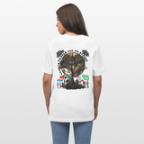 Thalvion, Baum, 1st | Essential, Relaxed Fit Unisex Bio T-Shirt - Weiß