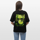 Kali, Limette, 1st | Blaster, Oversize Bio T-Shirt, Unisex - Schwarz