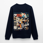 Hekatean, Sternzeichen, 1st | Roller, Unisex Bio-Sweatshirt - Navy