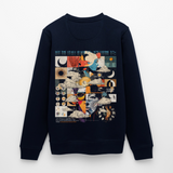 Hekatean, Sternzeichen, 1st | Roller, Unisex Bio-Sweatshirt - Navy