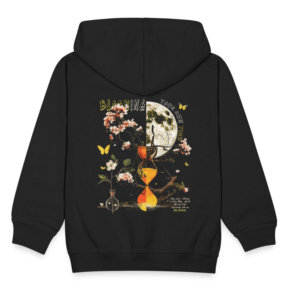 Tsukuyomi, Sanduhr, 1st | Kinder Zip Hoodie - Schwarz