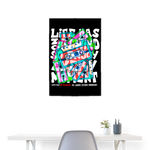 Raijin, Kassetten, 1st | Poster 60x90 cm - Weiß