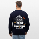 Anubis, Baum, 1st | Roller, Unisex Bio-Sweatshirt - Navy