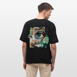 Siegfried, Augen, 1st | Blaster, Oversize Bio T-Shirt, Unisex - Schwarz