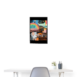 Nyxaris, Windmühle, 1st | Poster 40x60 cm - Weiß