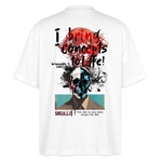 Titanis, Totenkopf, 1st | Blaster, Oversize Bio T-Shirt, Unisex - Weiß