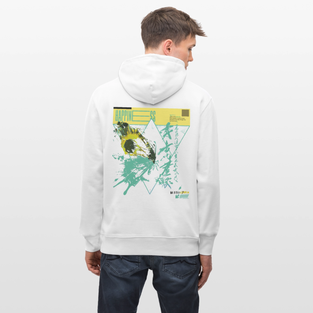 Solvatrix, Schmetterling, 1st | Cruiser, Unisex Bio-Hoodie - Weiß