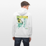 Solvatrix, Schmetterling, 1st | Cruiser, Unisex Bio-Hoodie - Weiß