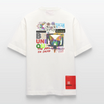 Orvathar, Fernseher, 1st | Heve, Heavyweight Oversized Bio T-Shirt, Unisex - OFF WHITE