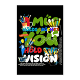 Thesean, Pinsel, 1st | Poster 60x90 cm - Weiß