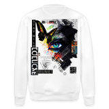Eldorwyn, Auge, 1st | Roller, Unisex Bio-Sweatshirt - Weiß