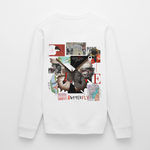 Zentharior, Schmetterling, 1st | Roller, Unisex Bio-Sweatshirt - Weiß