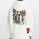 Vaelthorn, Berge, 1st | Heavyweight Oversized Bio Hoodie, Unisex - OFF WHITE