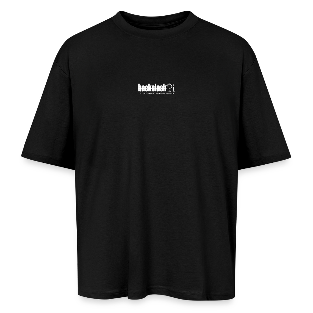 Posei, Taube, 1st | Breezy, Oversized Unisex T-Shirt - Schwarz