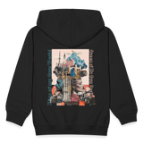 Zephiron, Schloss, 1st | Kinder Zip Hoodie - Schwarz
