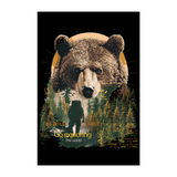Ghadab, Bär, 1st | Poster 20x30 cm - Weiß