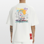 Noctharius, Malen, 1st | Heve, Heavyweight Oversized Bio T-Shirt, Unisex - OFF WHITE