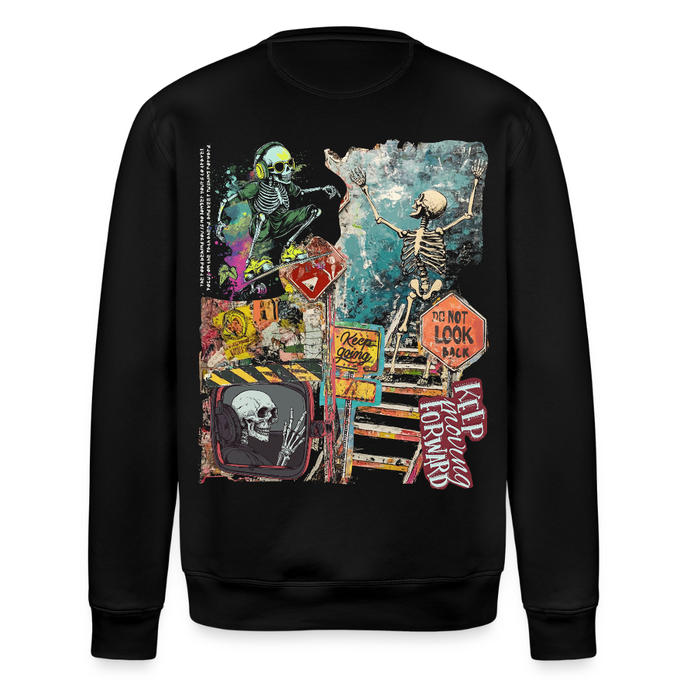 Tangaroa , Skelet, 1st | Roller, Unisex Bio-Sweatshirt - Schwarz
