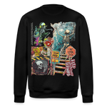 Tangaroa , Skelet, 1st | Roller, Unisex Bio-Sweatshirt - Schwarz