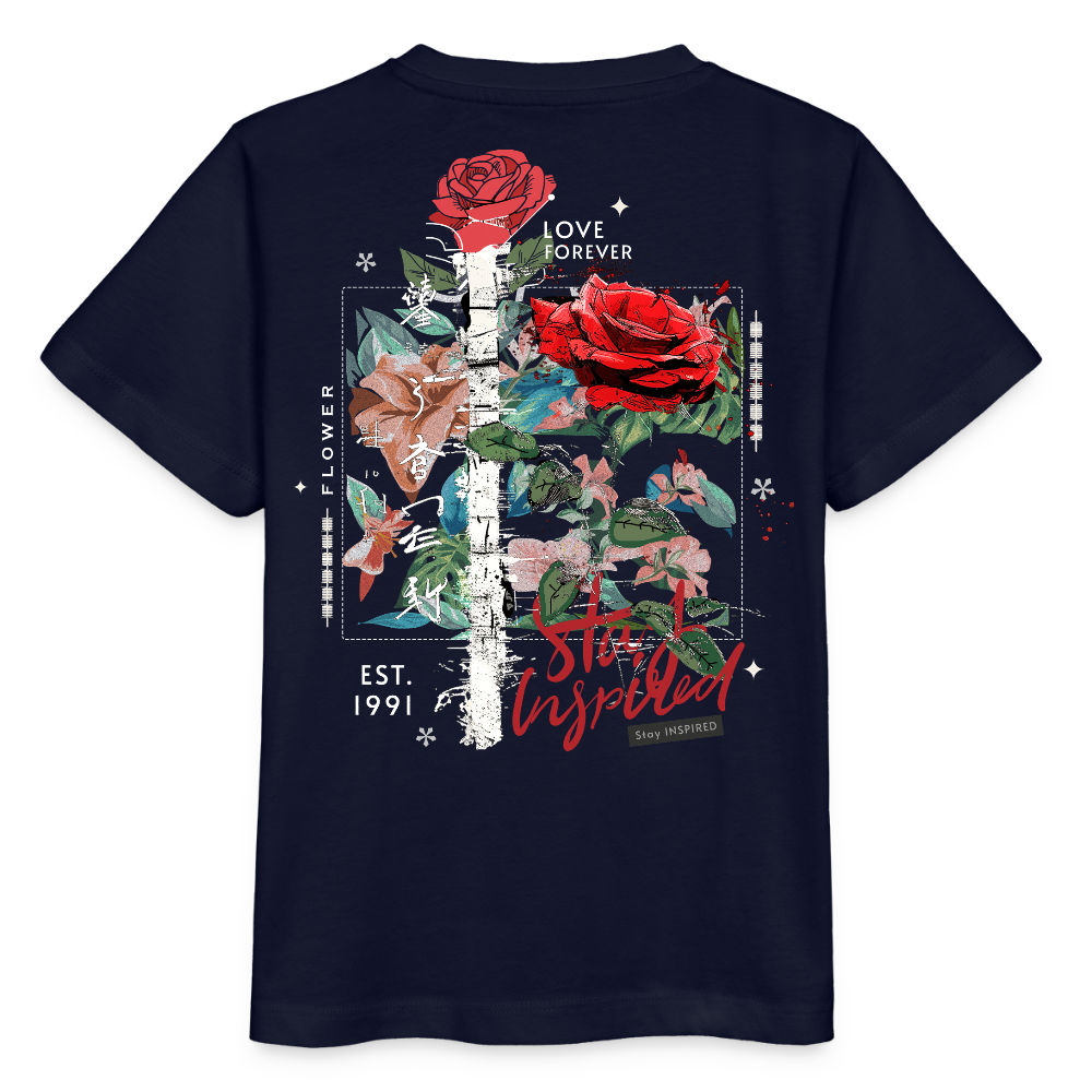 Loreley, Rose, 1st | Kinder Bio T-Shirt - Navy