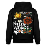 Odin , Blume, 1st | Cruiser, Unisex Bio-Hoodie - Schwarz