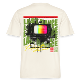 Oblivionis, Fernseher, 1st | Essential, Relaxed Fit Unisex Bio T-Shirt - Naturweiß 