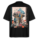 Zephiron, Schloss, 1st | Blaster, Oversize Bio T-Shirt, Unisex - Schwarz