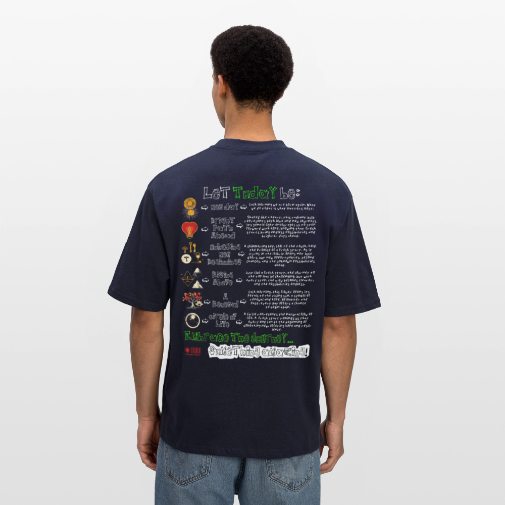 Astraeian, Symbole, 1st | Breezy, Oversized Unisex T-Shirt - Navy