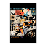 Hekatean, Sternzeichen, 1st | Poster 60x90 cm - Weiß